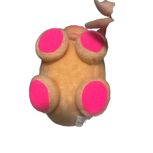 Vintage Cloud 9 Fluffy Fat Pig Pink stuffed animal plush toy - Picture 3 of 6